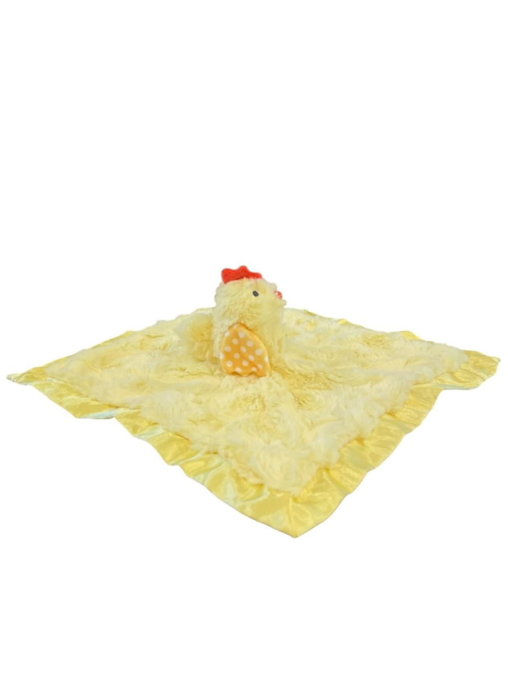 Cloud Island Plush Chicken Lovey Satin Back Crinkle Wings Security Blanket 14" - Picture 6 of 16